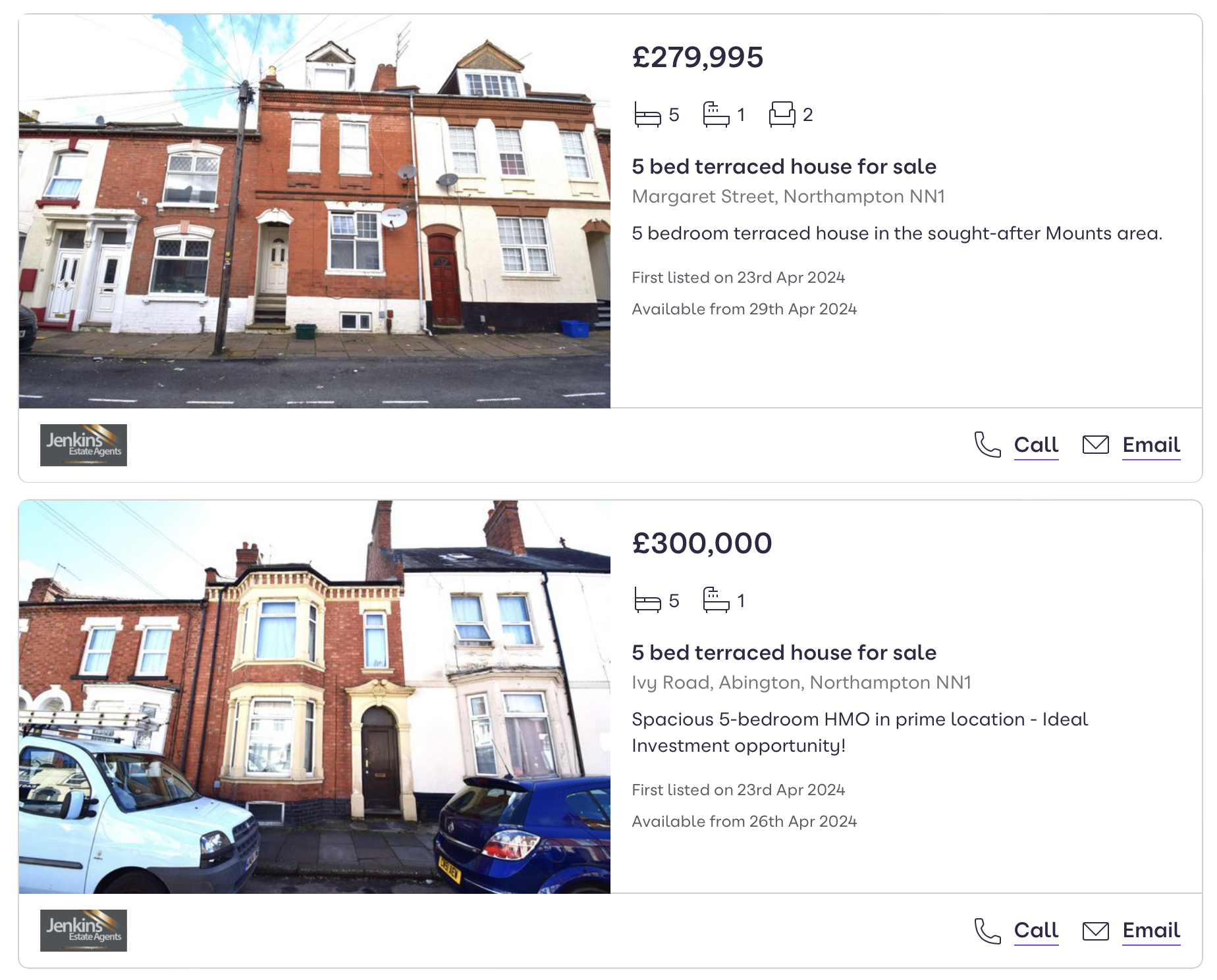 Properties available now! | Jenkins Estate Agents
