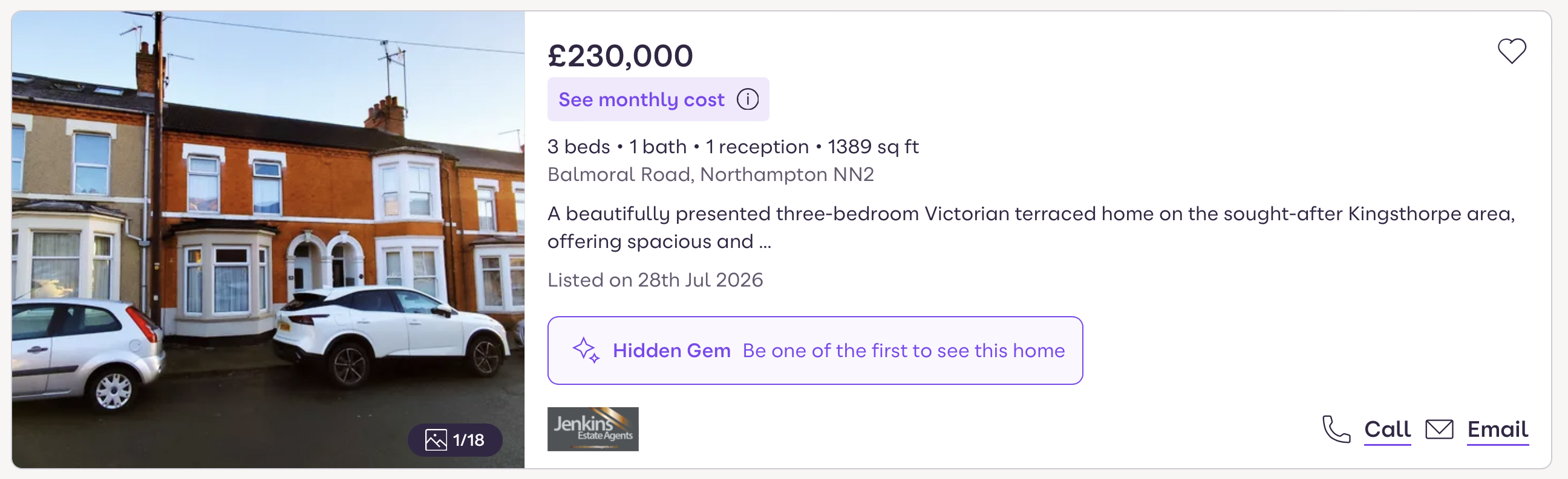 A property For Sale - Jenkins Estate Agents
